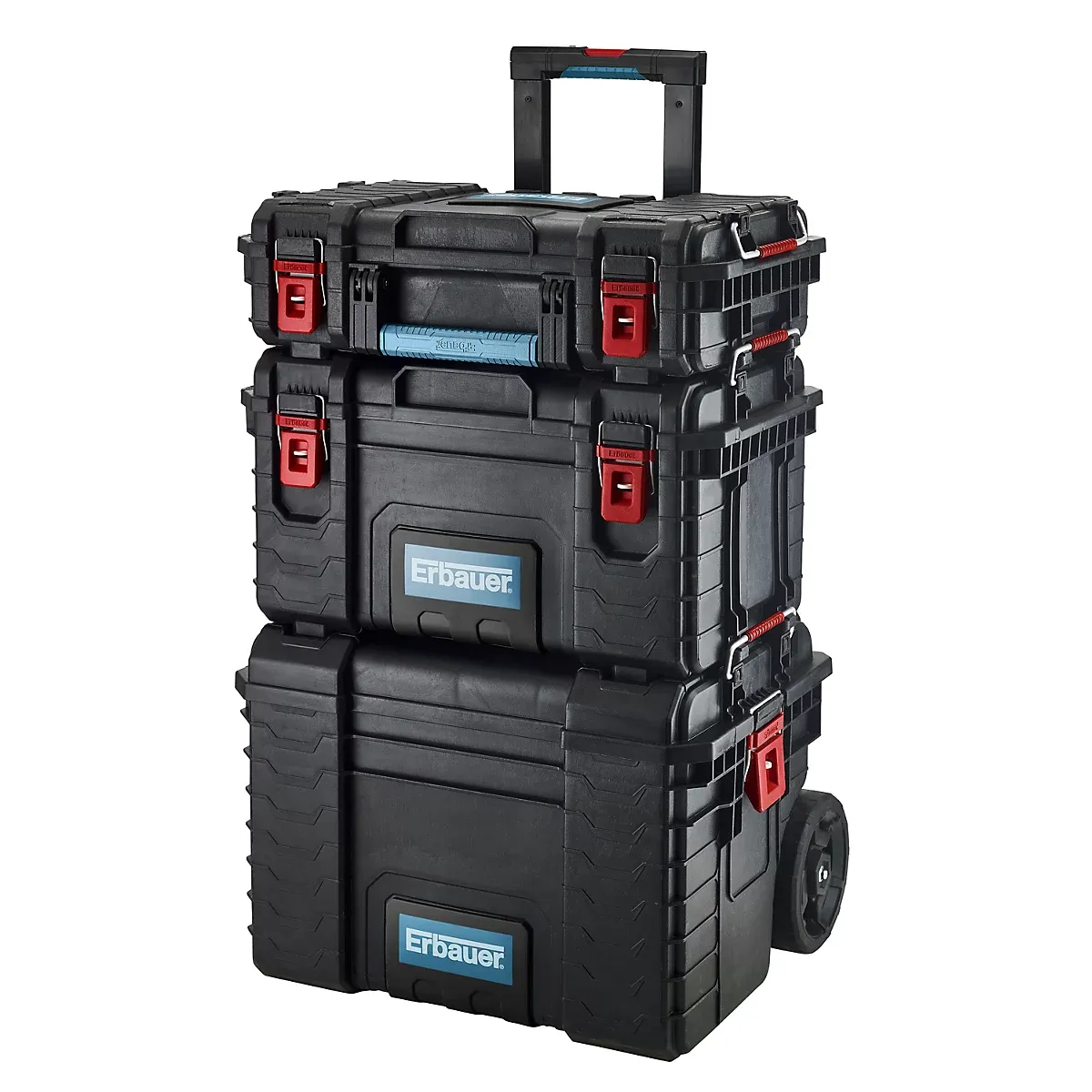 Erbauer Connecx Modular Storage 3 piece Toolbox set