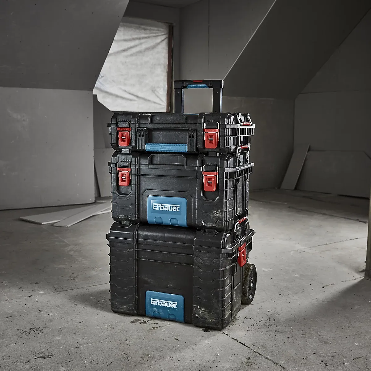 Erbauer Connecx Modular Storage 3 piece Toolbox set - Image 2